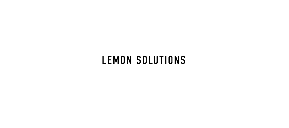 Lemon Solutions cover