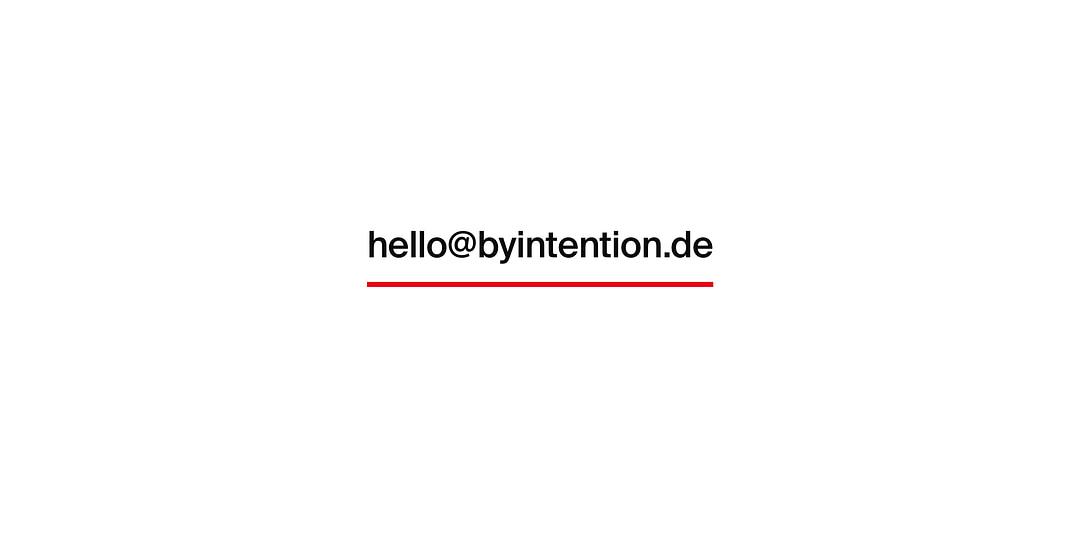 By Intention GmbH cover