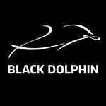 BLACK DOLPHIN corporate brand communications logo